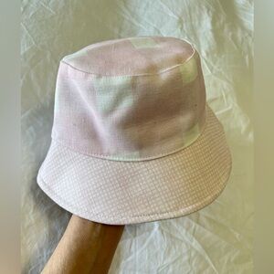 Lele Sadoughi x Solid & Striped Pink Gingham Plaid Sun Hat | One Size 22”.